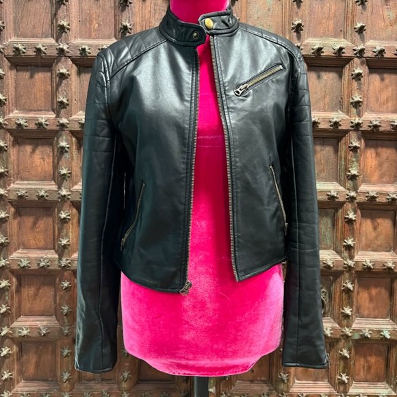 Polo Ralph Lauren Other - Polo Ralph Lauren Girls Faux Leather Jacket Large (12-14)